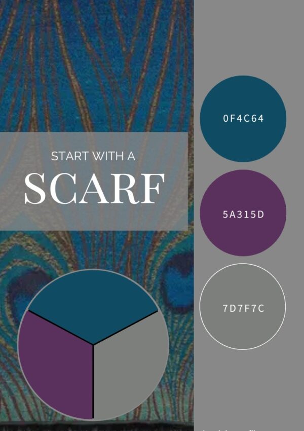 Build a Capsule Wardrobe: Start With a Scarf: Tiffany Feather Peacock Shall