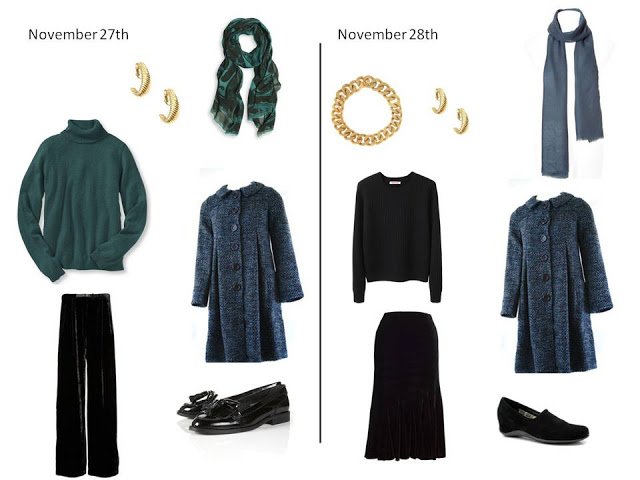 A Travel Capsule Wardrobe - Packing for a dressy, cold-weather ...