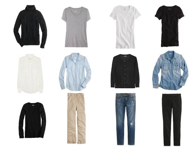 A Common Capsule Wardrobe, with black & white - The Vivienne Files