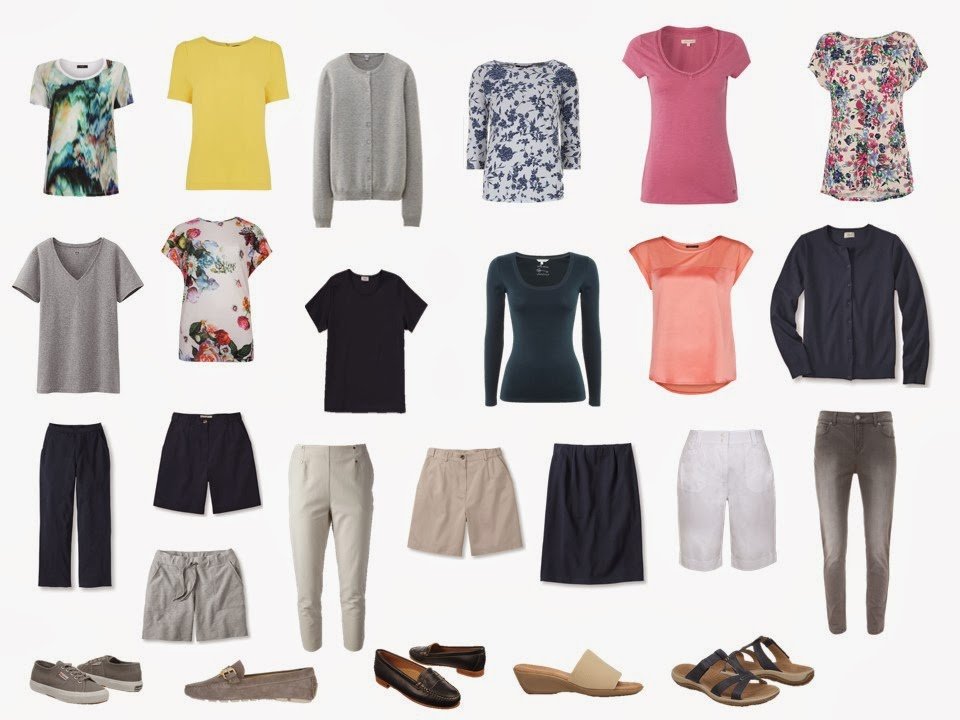 A Variety of Colors: A Simple Summer Wardrobe - The Vivienne Files