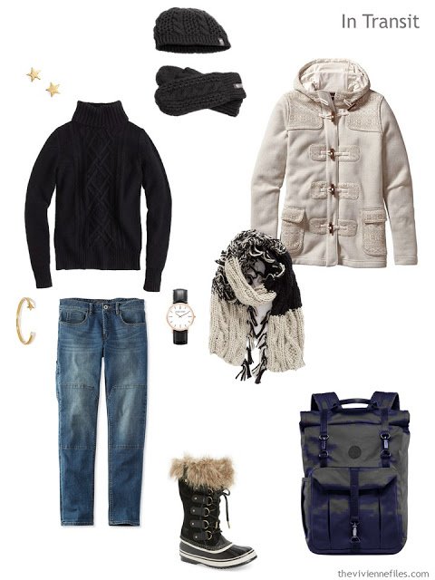 Build a Travel Capsule Wardrobe by Starting with Art: Winter Scene in ...