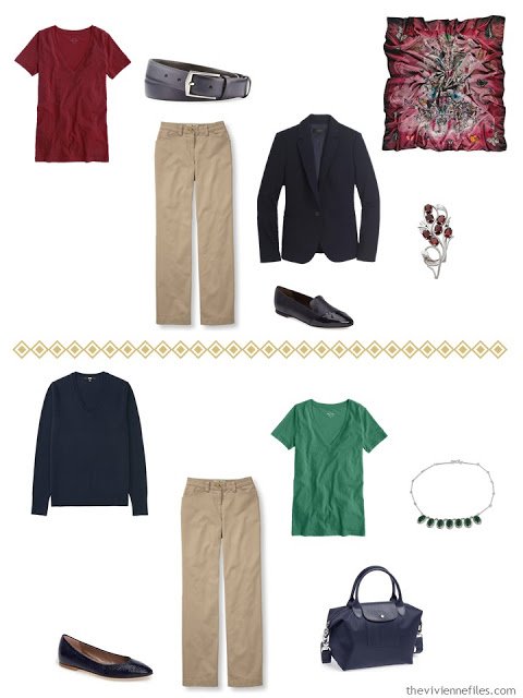 How to add Accent Colors to a Navy, Grey and Camel capsule wardrobe ...