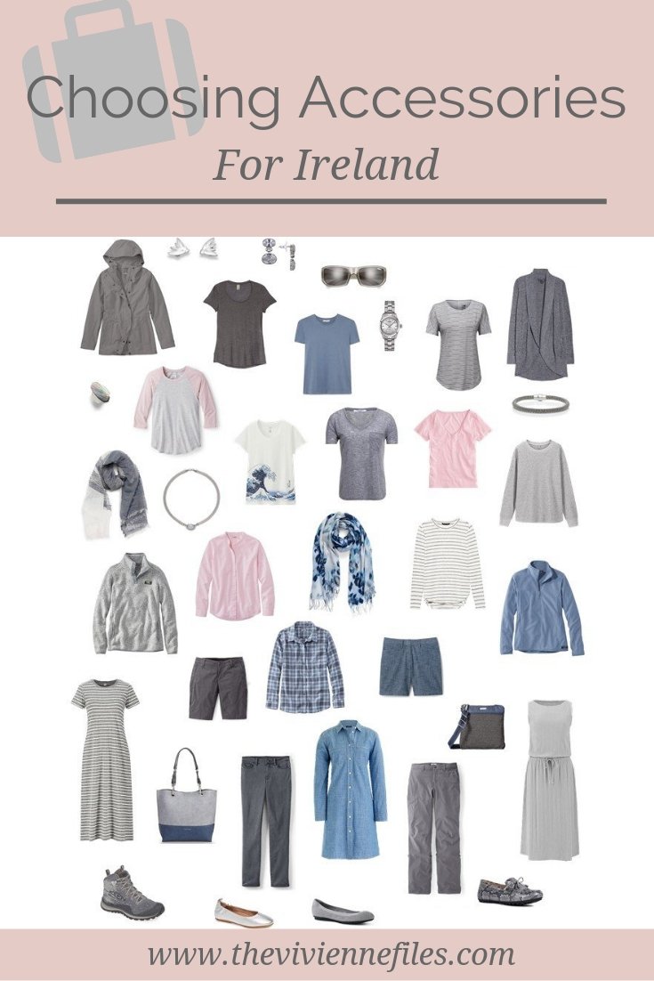 Choosing Accessories to go with a Blue and Grey Travel Wardrobe