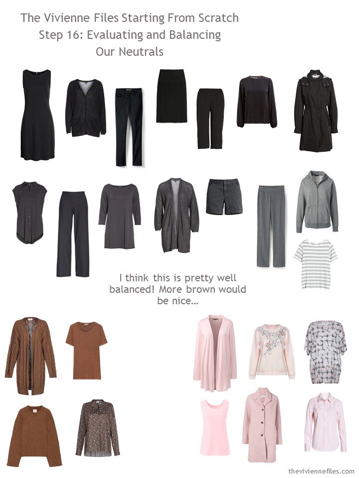 11. evaluating a capsule wardrobe by color