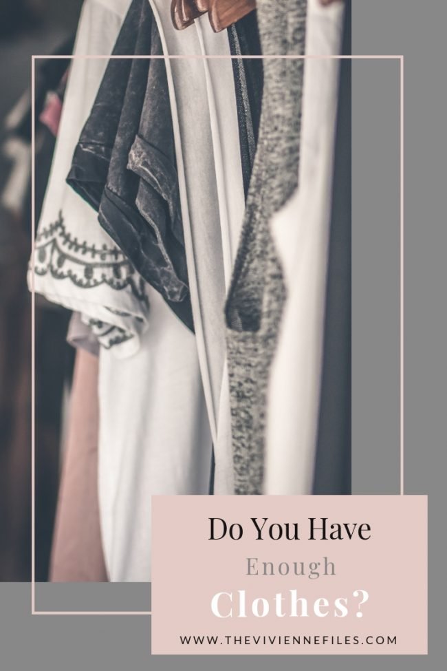 Do You Have Enough Clothes? - The Vivienne Files