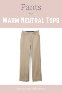 What Pants Go With my Warm Neutral Tops? - The Vivienne Files