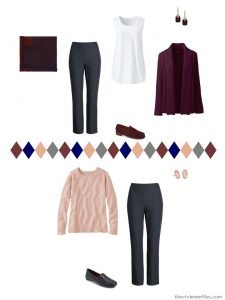 Accent a Navy and Gray wardrobe with Fire Brick & Peach Nougat - The ...