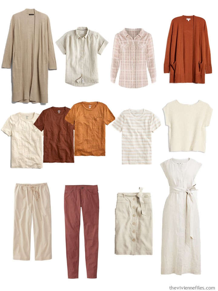 Two Spring Capsule Wardrobes, Using the Weekly Timeless Wardrobe