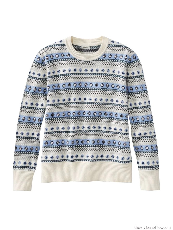 Start with a Sweater: Sailcloth Fair Isle sweater from L.L.Bean - The ...