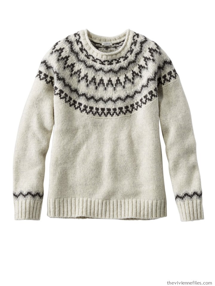 Start with a Sweater: An L.L.Bean Fair Isle Sweater, and a 1 Piece at a ...