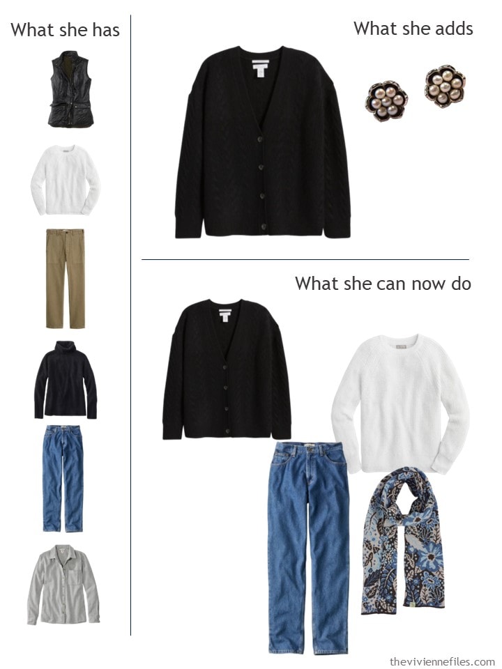A Neutral Travel Capsule Wardrobe: Start with a Scarf - Wild Rose Silk  Scarf by Echo - The Vivienne Files