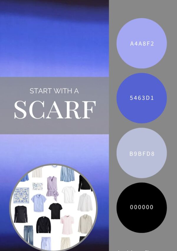 Is Your Wardrobe Very Basic Start with a Scarf - Krista Kim Silk Scarf by Echo