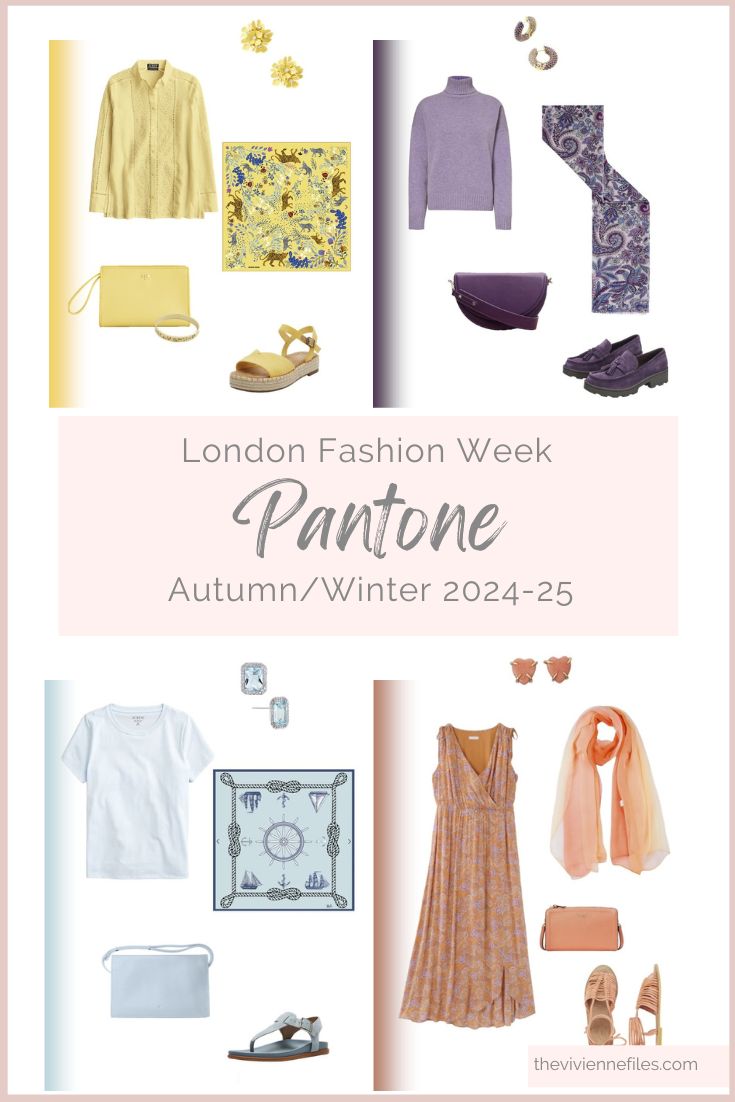 Some Wardrobe Update Ideas – Pantone London Autumn/Winter 2024/25 Fashion Week Colors