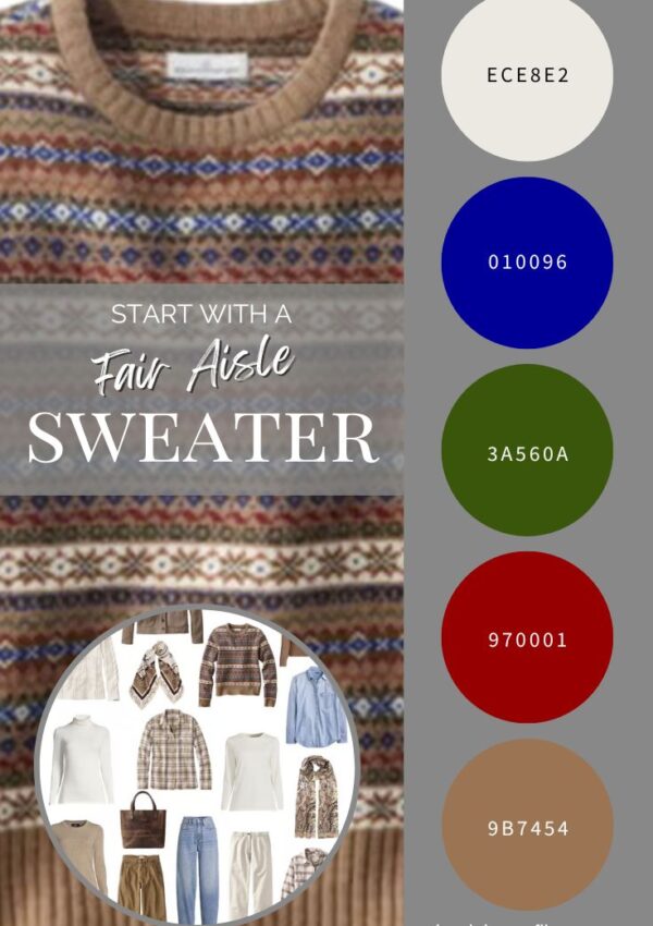 Need an Autumn Inspiration? Start With a Sweater – Fair Isle from L.L.Bean