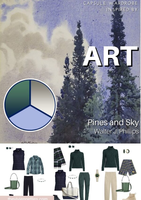 Want to Fit In Start With Art - Pines and Sky by Walter J. Phillips