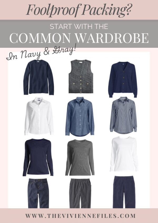 A Navy & Grey Lover Start Packing with The Common Wardrobe