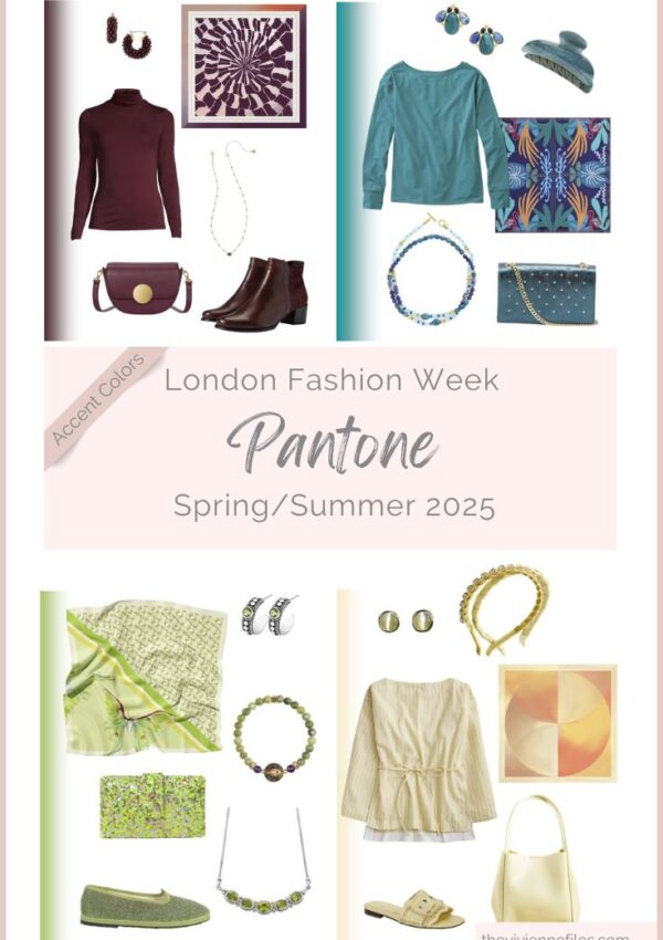 Thinking About Accent Colors Pantone London Fashion Week, Spring Summer 2025