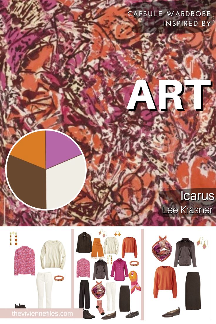 Want a Statement Color Palette Start With Art - Icarus by Lee Krasner