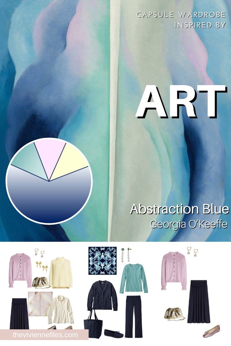 When Your Color-Scheme Doesn't Happen - Start With Art - Abstraction Blue by Georgia O'Keeffe